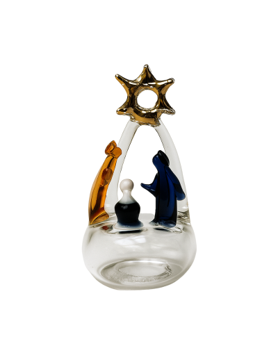 Pesebre Estrella Huequito Base Soplada