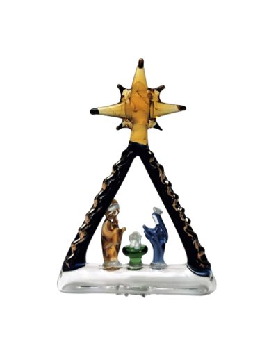 Pesebre Triángulo Azul