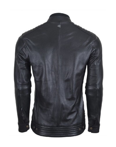 Chaqueta en cuero lchl01 black la chaqueteria