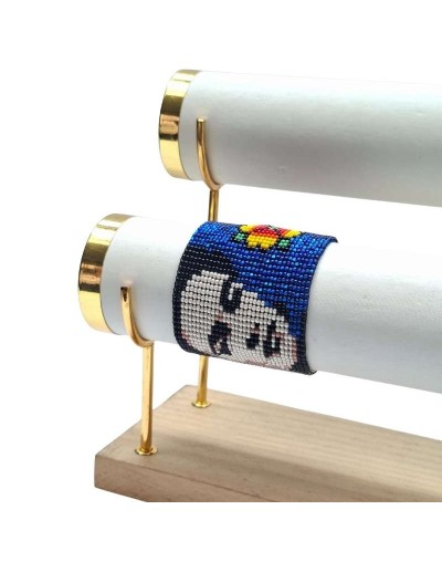 Manillas en mostacilla Frida Calo