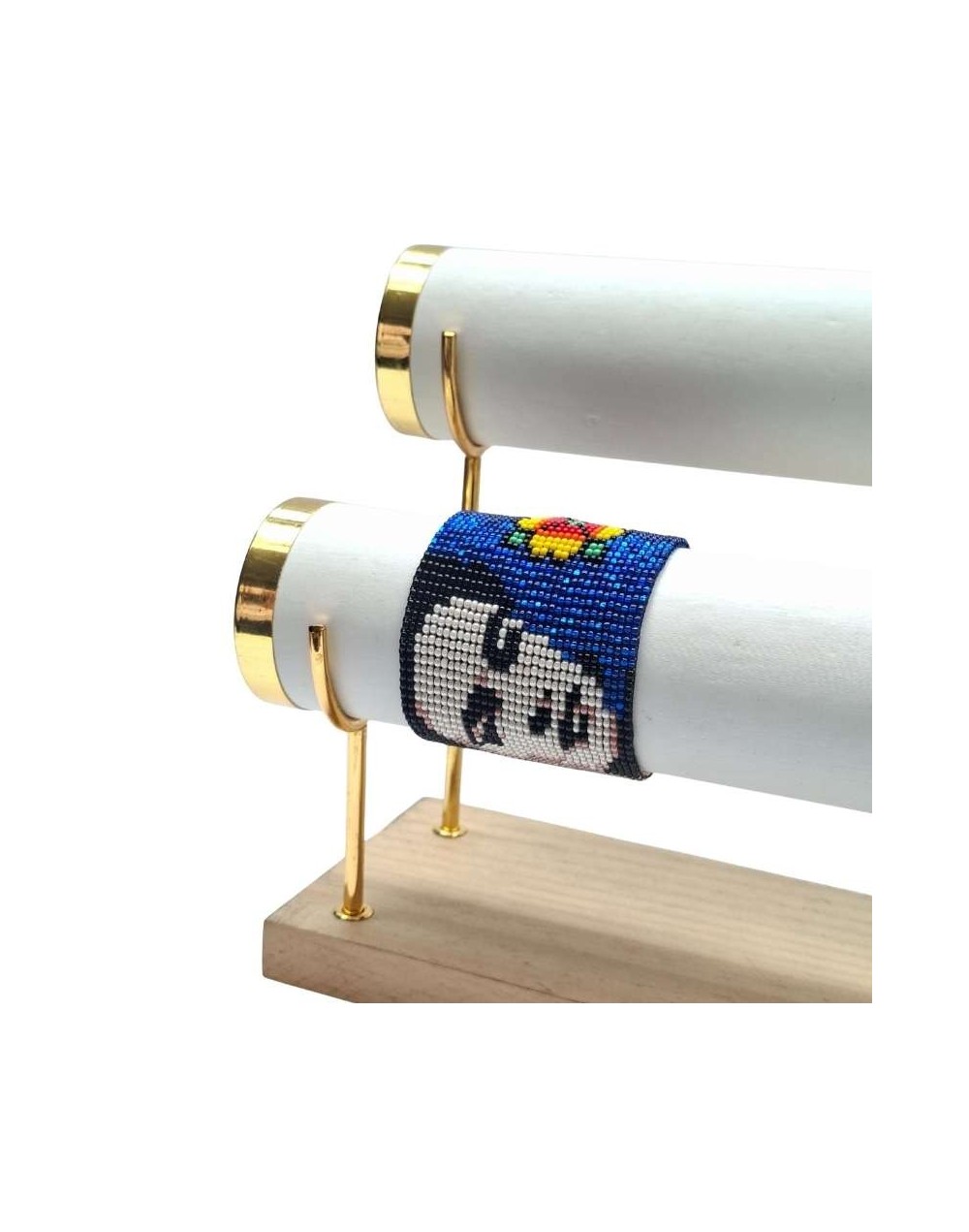 Manillas en mostacilla Frida Calo