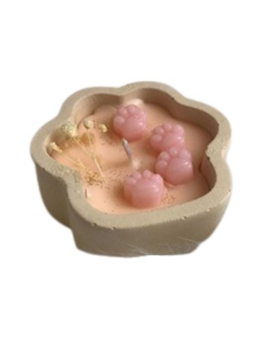 vela en recipiente de perrito / gatico