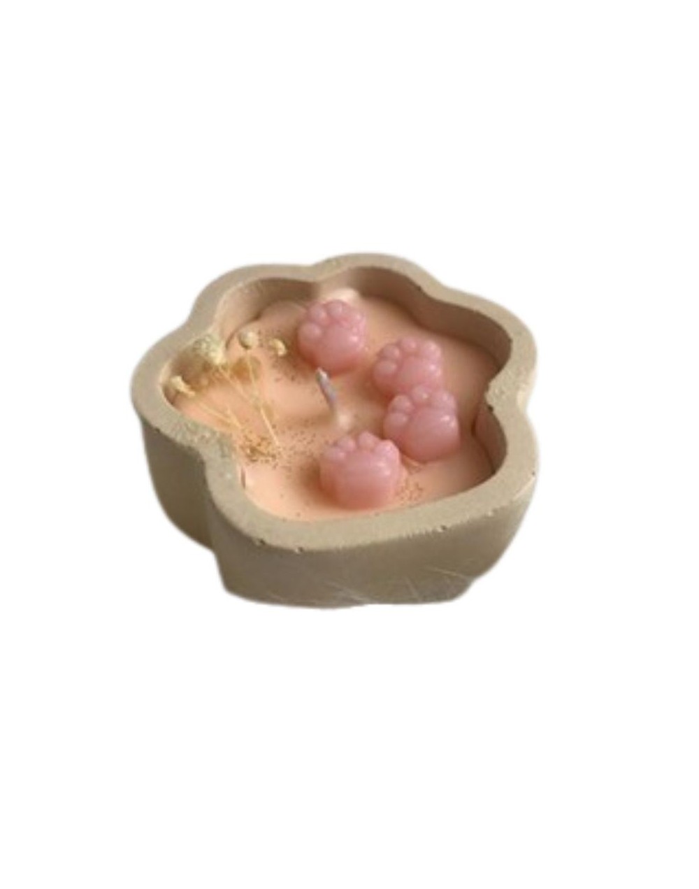 vela en recipiente de perrito / gatico