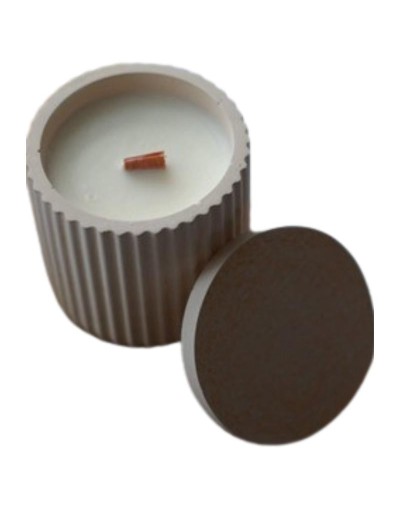 vela recipiente ondas con tapa