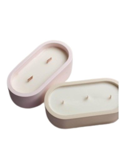 vela recipiente tipo bañera