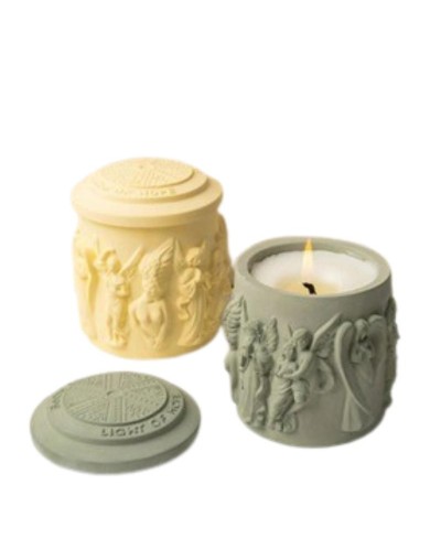 vela recipiente angeles