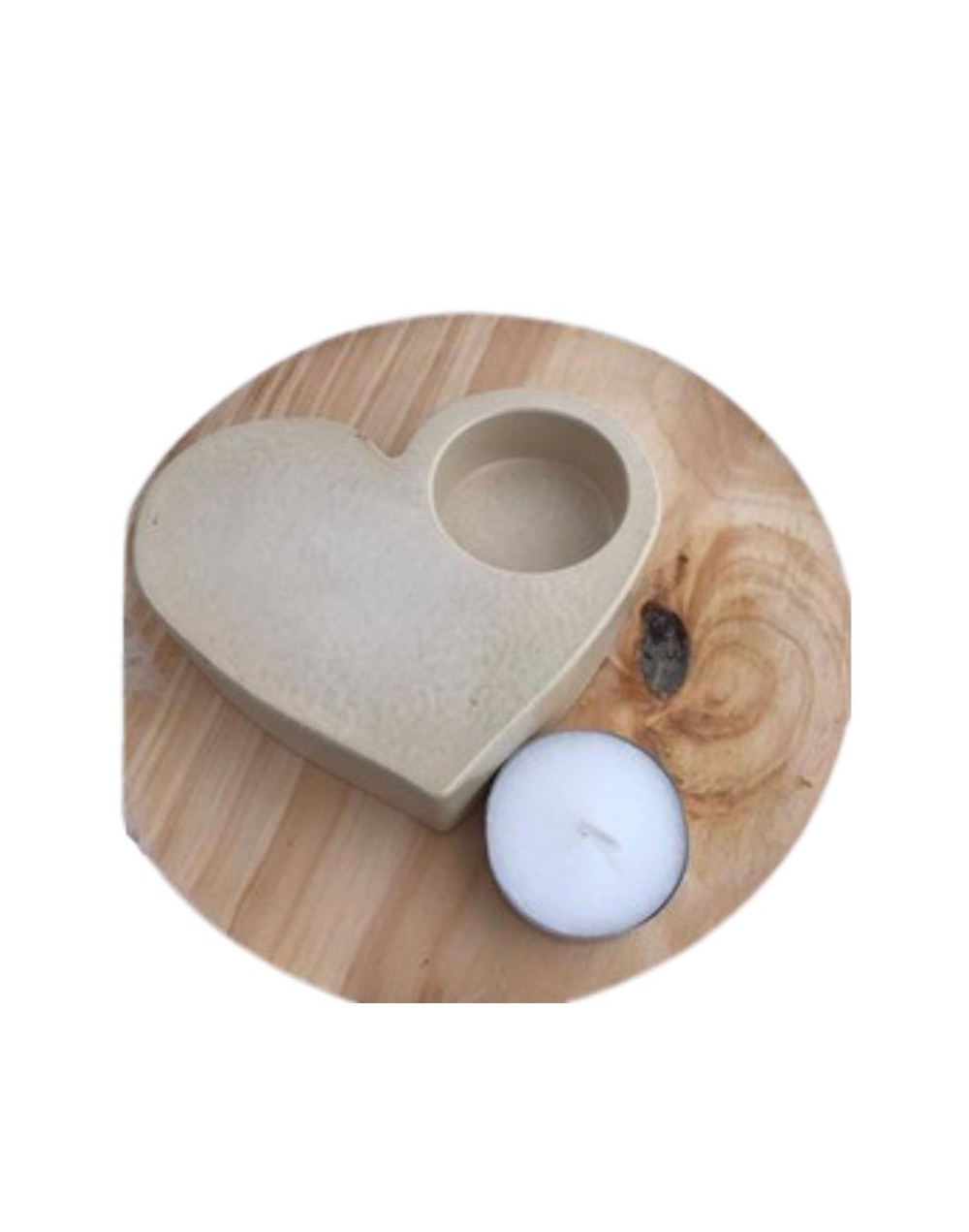 recipiente de veladoras de corazon