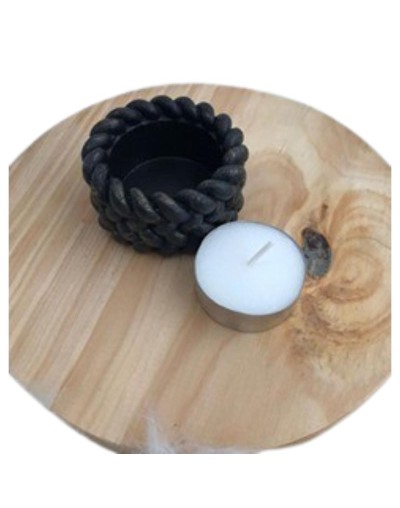 recipiente de veladoras de lazo