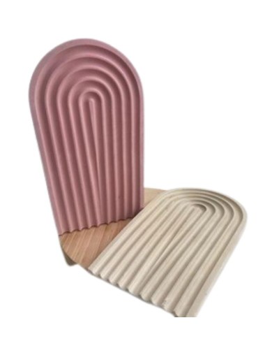 bendeja decorativa en cemento arco