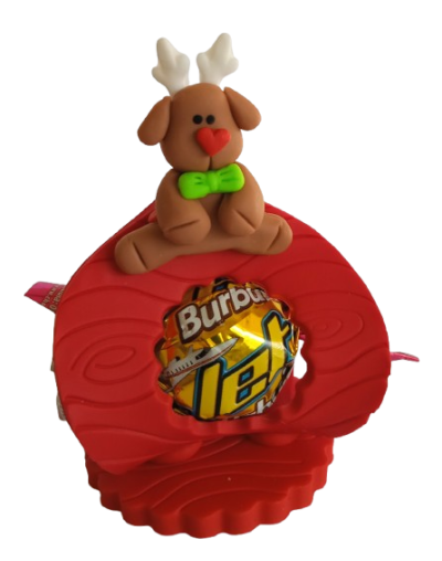 Este encantador servilletero portabonbón está elaborado a mano en porcelanicrón, combinando funcionalidad y belleza artesanal. E