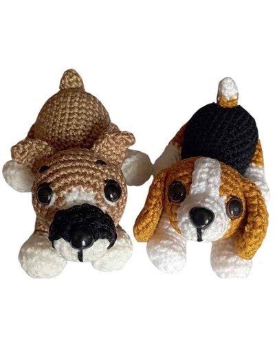 Cachorrito tejido a mano 