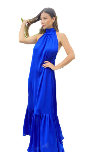 Vestido atenea azul 