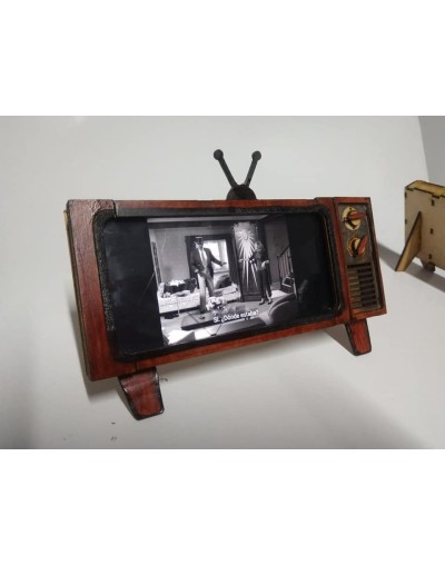 Soporte para celular televisor vintage 