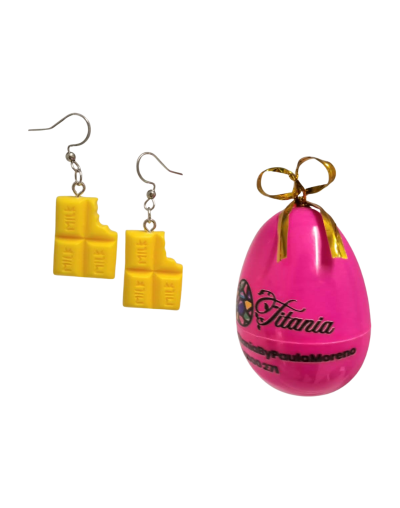 Aretes Chocolate Mordido