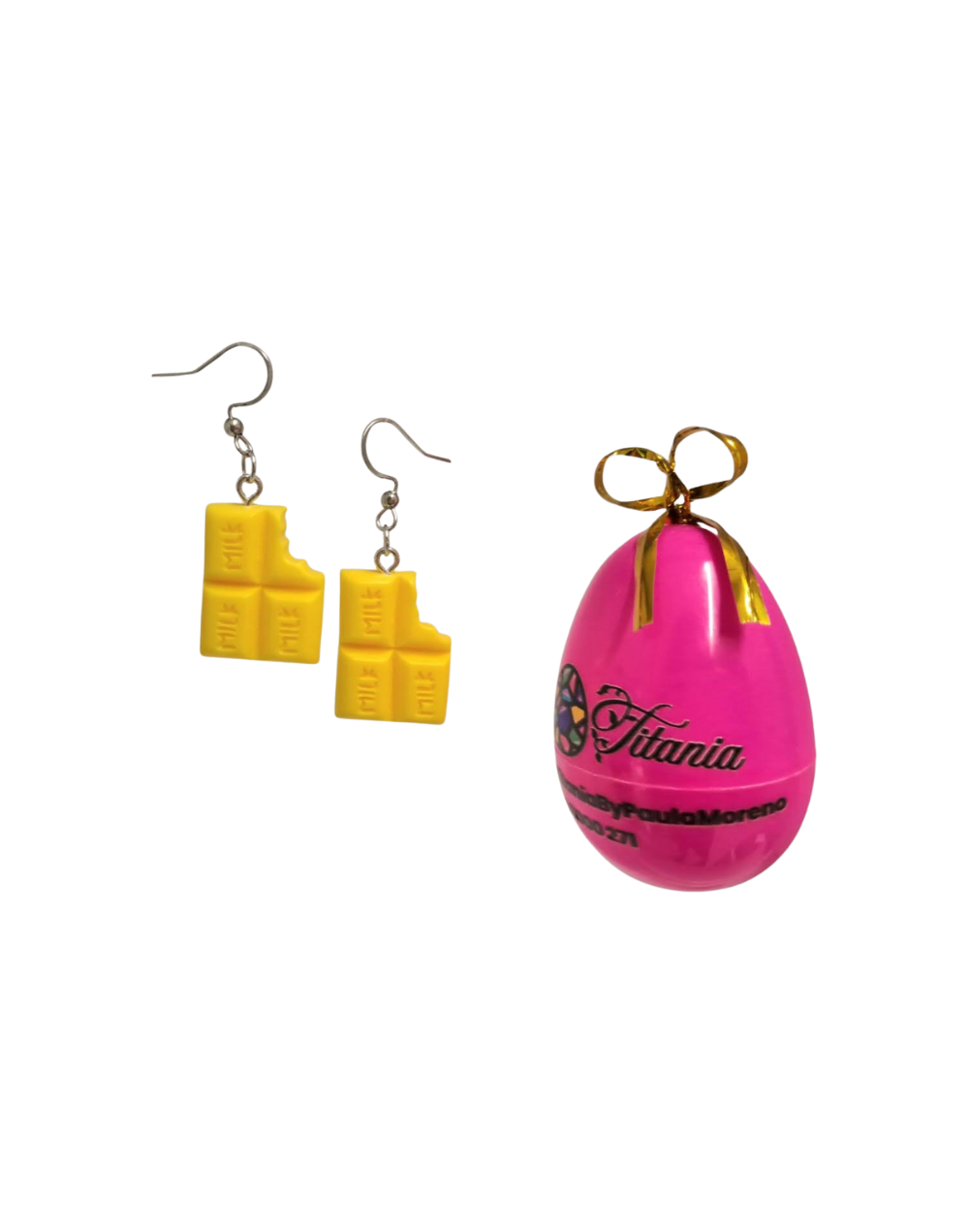 Aretes Chocolate Mordido
