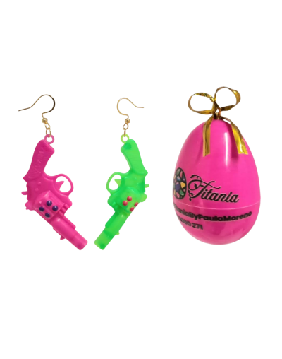 Arete Pistolas de Juguete