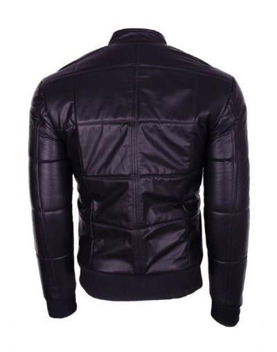Chaqueta en Cuero VACUNO LCHL15 NEGRA La Chaqueteria