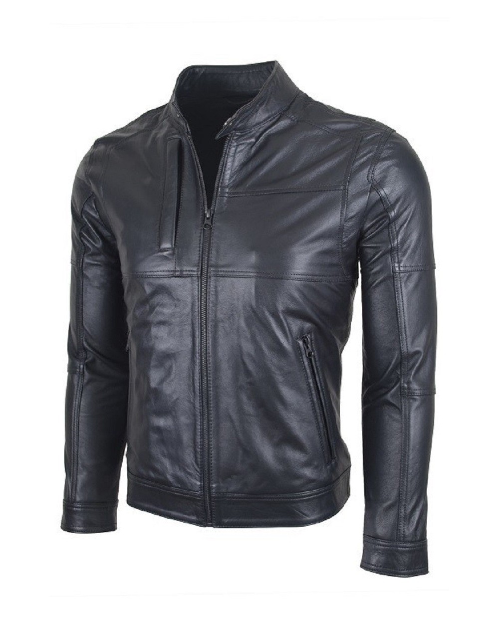 Chaqueta En Cuero Lchl16 Black la chaqueteria 