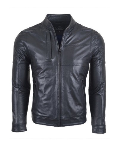 Chaqueta En Cuero Lchl16 Black la chaqueteria 