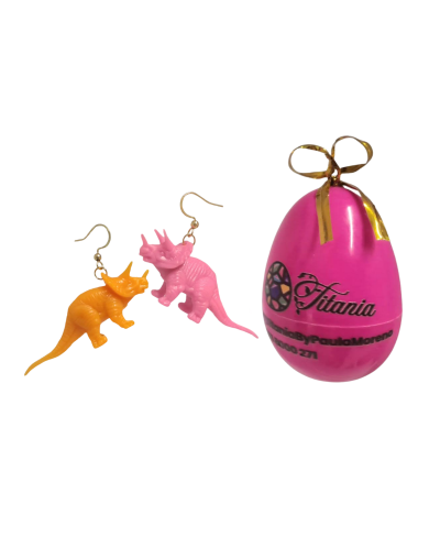 Aretes Dinosaurio Juguete