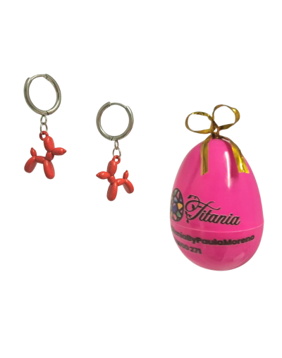 Aretes Perro Globo