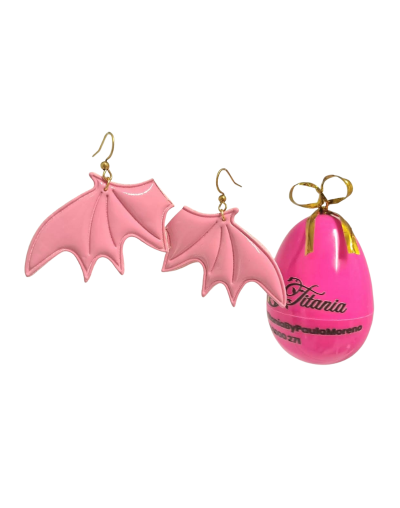 Aretes Alas Murciélago