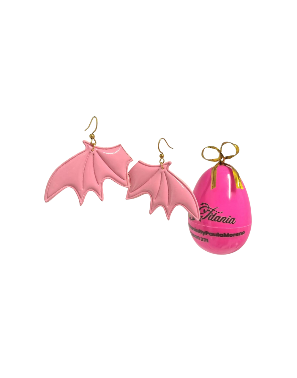 Aretes de Alas de Murciélago