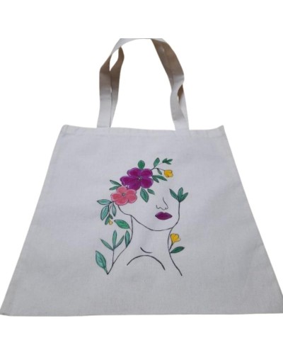 Tote Bag Pintado a Mano – Diseño Artístico Exclusivo