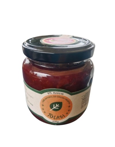 Mermelada de moras azules y ruibarbo 230 gr Tulasi Conservas