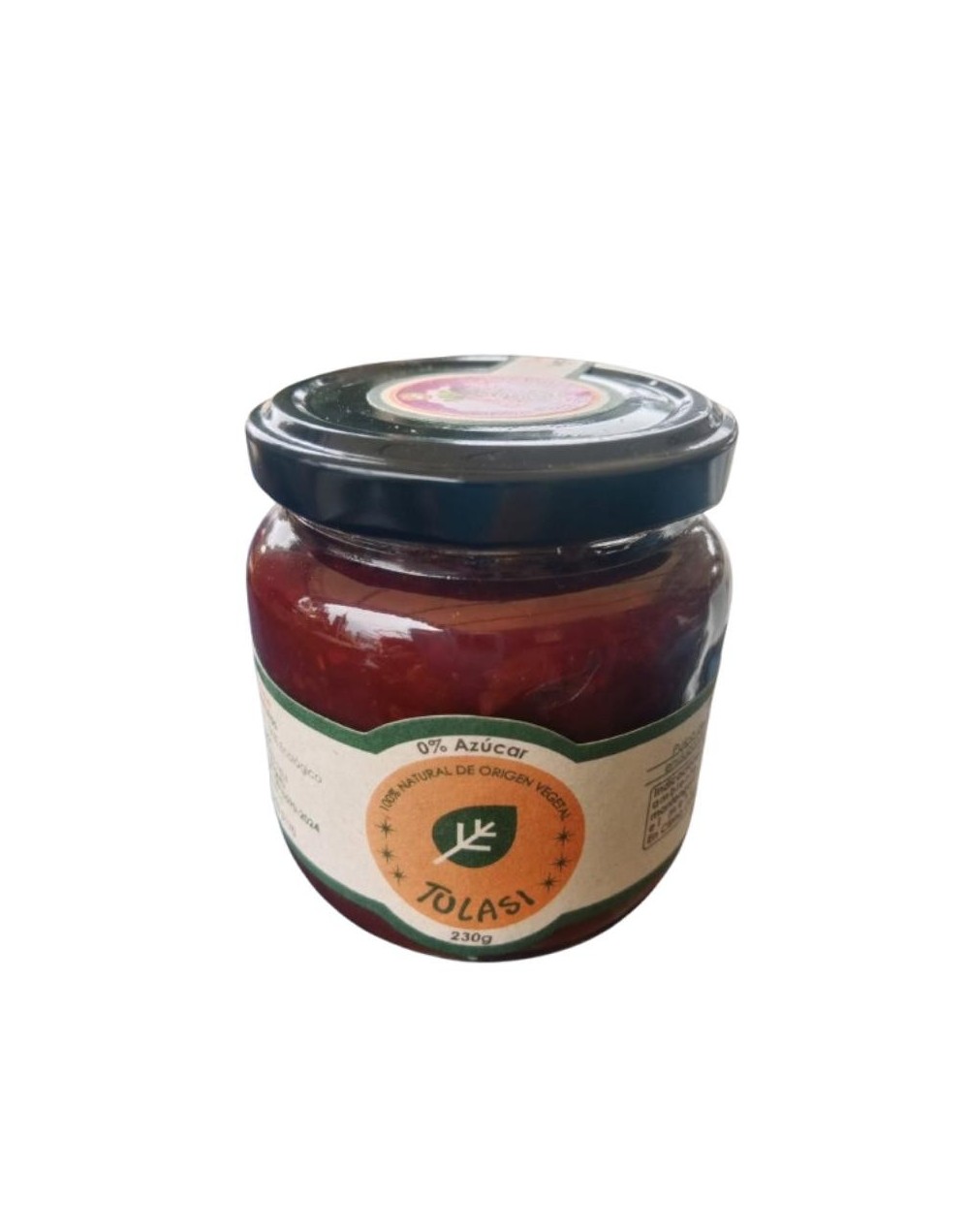 Mermelada de moras azules y ruibarbo 230 gr Tulasi Conservas