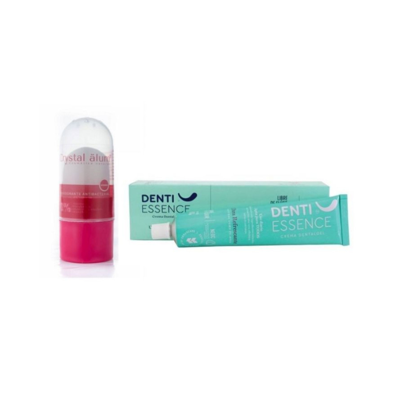 Regalo: kit desodorante orgánico antibacterial + crema dental sin flúor