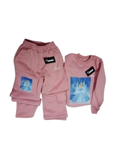 Conjunto para niña en algodón perchado Juno