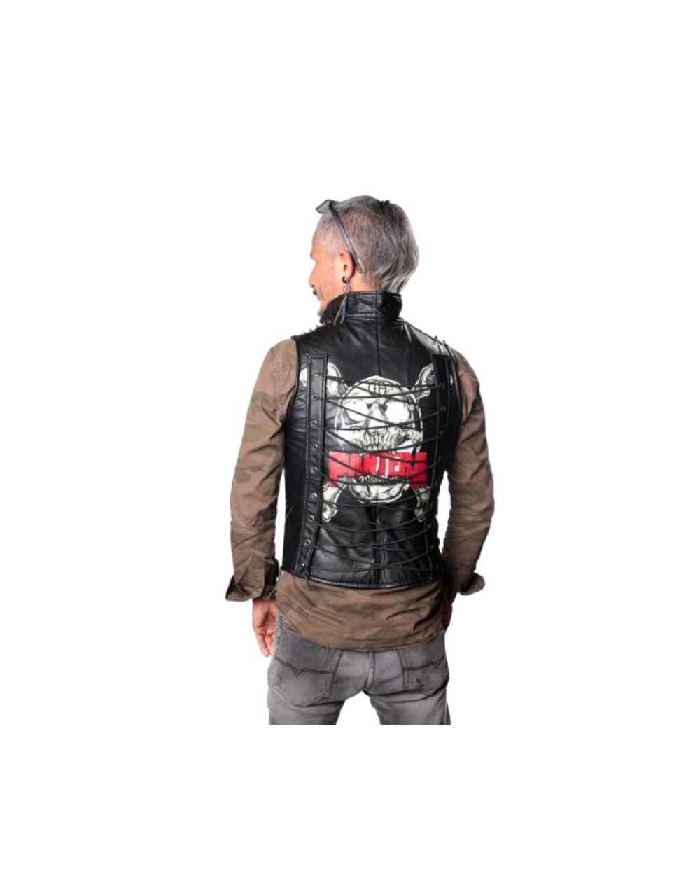 Chaleco rockpunk para caballero   Sombrío & Sublime