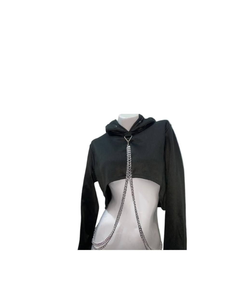 Buzos hoodie post-punk para dama Sombrío & Sublime 