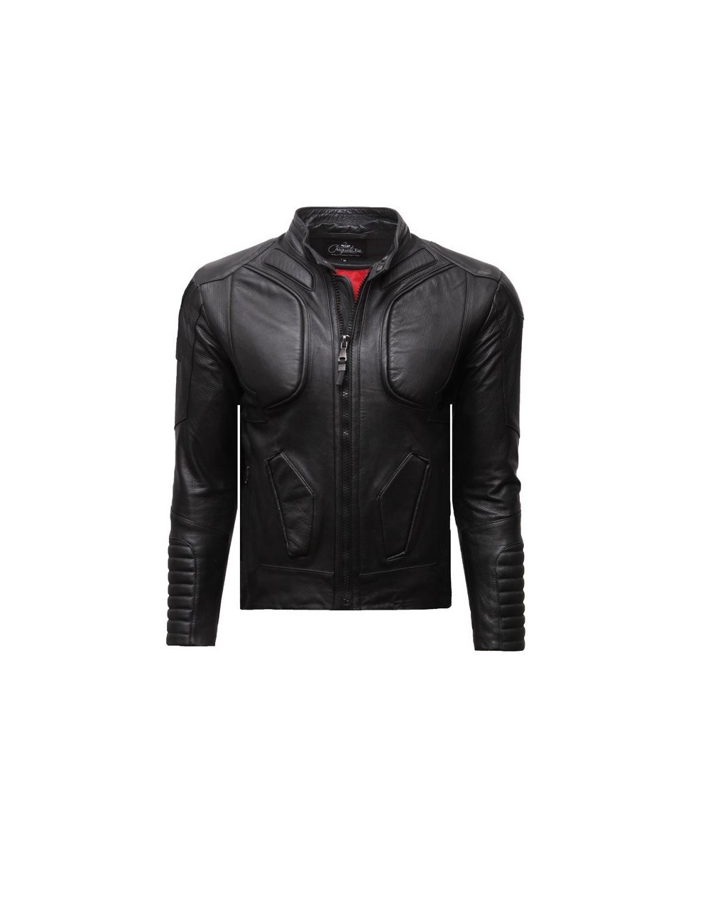 Chaqueta en cuero lchl64 negro la chaqueteria 