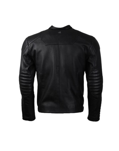 Chaqueta en cuero lchl64 negro la chaqueteria 
