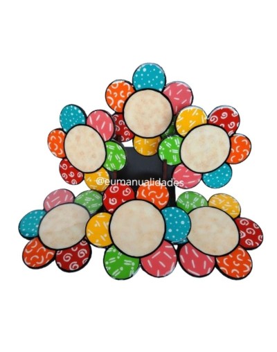 Portavasos flores britto