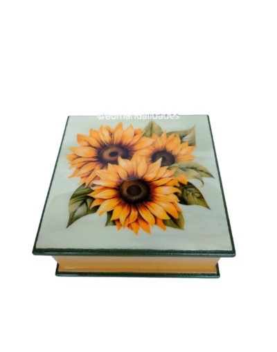 Servilletero tres girasoles