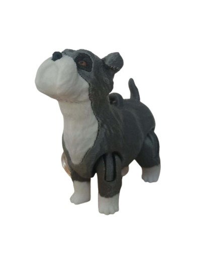 Llavero Articulado Schnauzer Personalizado 