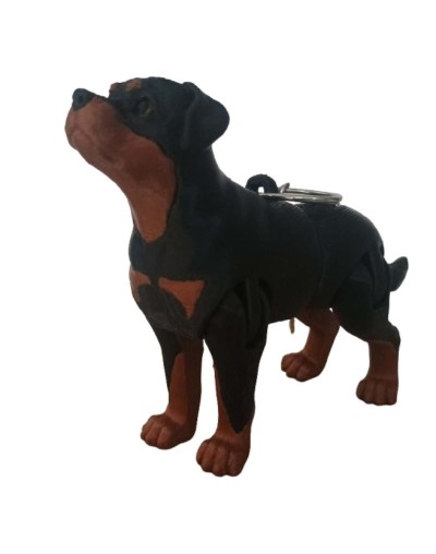 Llavero Articulado Rottweiler Personalizado