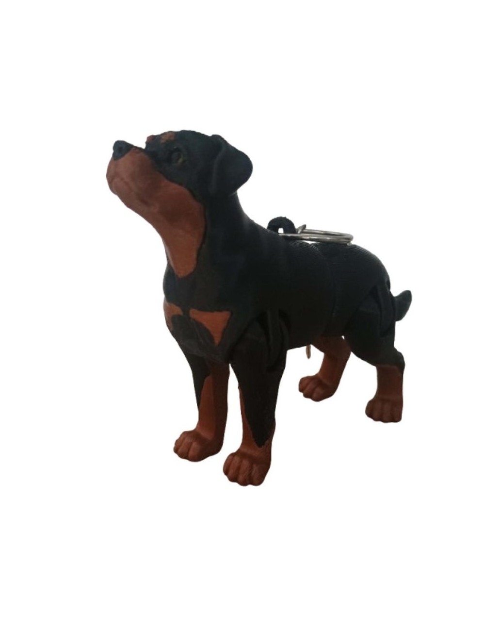 Llavero Articulado Rottweiler Personalizado