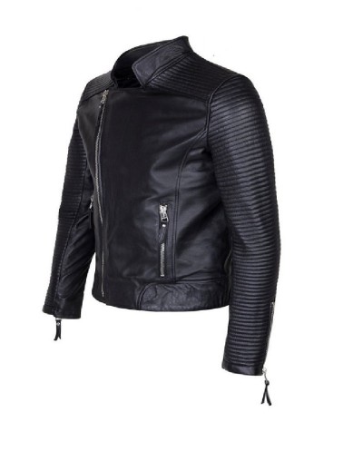 Chaqueta En Cuero Argon Black la chaqueteria 