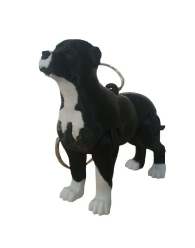 Llavero Articulado Pitbull Personalizado