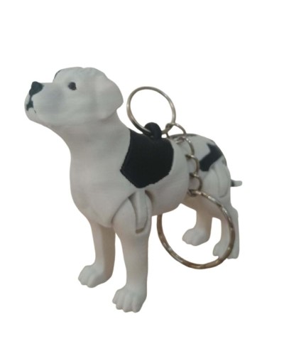 Llavero Articulado Pitbull Personalizado