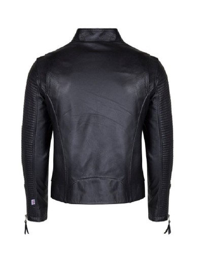 Chaqueta En Cuero Argon Black la chaqueteria 