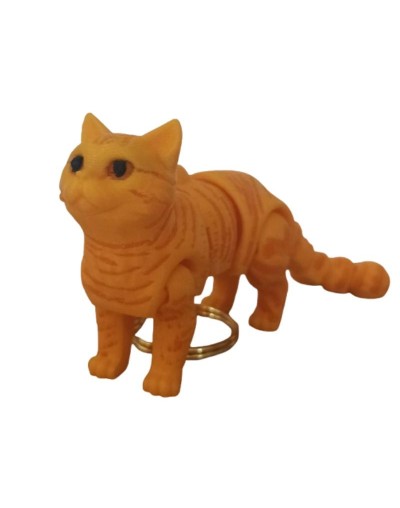 Gato llavero articulado