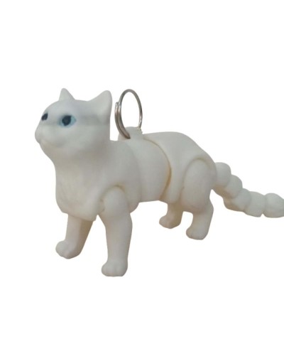 Llavero Articulado Gato Personalizado