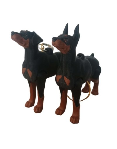 Llavero Articulado Doberman Personalizado