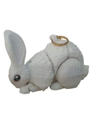 conejo llavero articulado