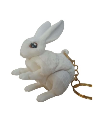 Llavero Articulado Conejo Personalizado